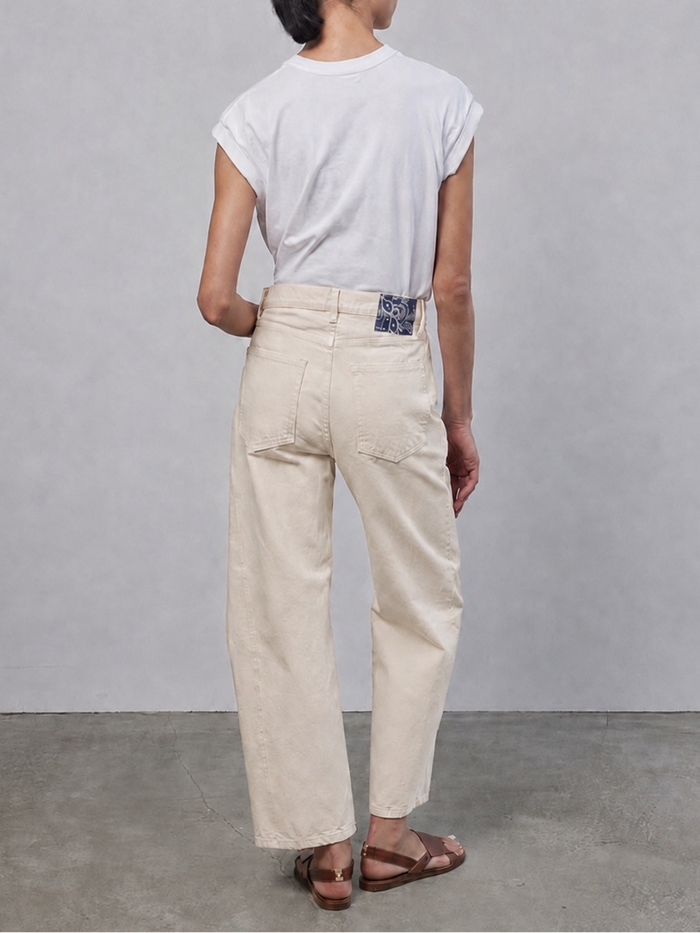 B Sides Lasso Jean in Tan Overdye